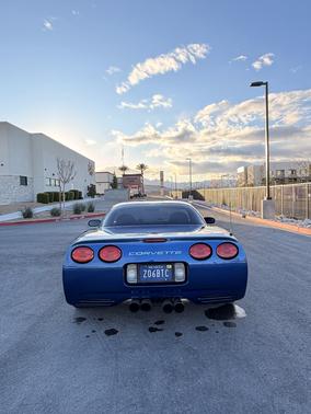 Blue 2002 Chevrolet Corvette Z06