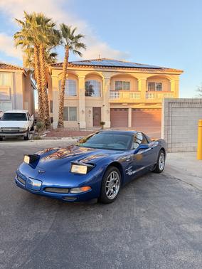 Blue 2002 Chevrolet Corvette Z06