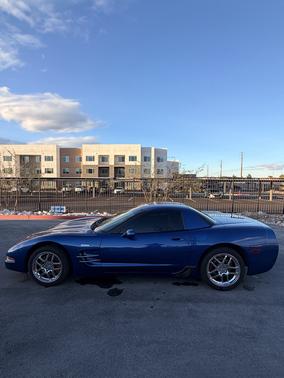 Blue 2002 Chevrolet Corvette Z06