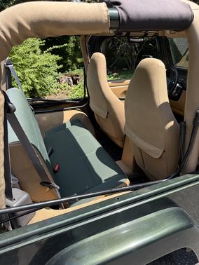 Green 1998 Jeep Wrangler Sahara