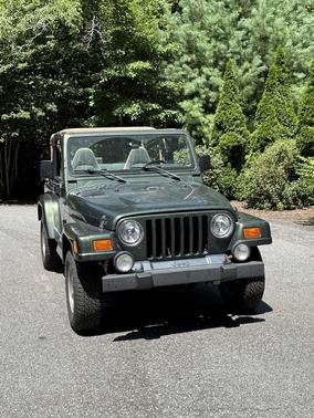 Green 1998 Jeep Wrangler Sahara