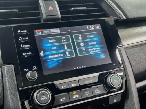 Silver 2019 Honda Civic EX