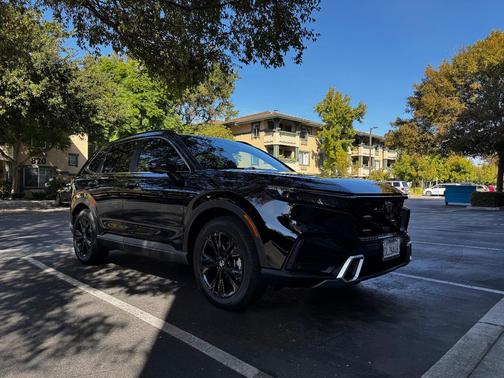 Black 2025 Honda CR-V Hybrid Sport Touring