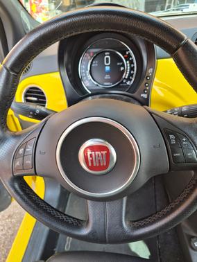 Yellow 2015 FIAT 500 Sport