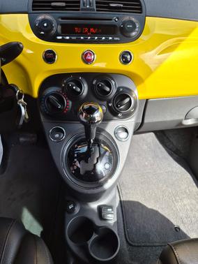 Yellow 2015 FIAT 500 Sport