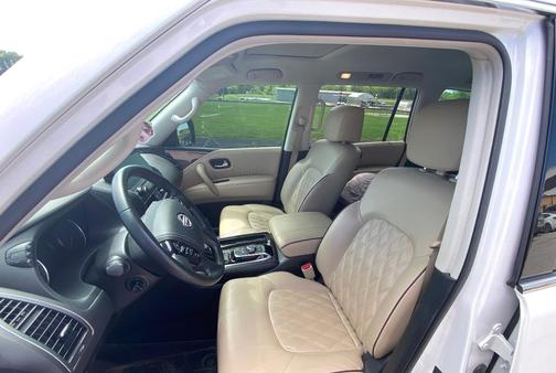 White 2023 Nissan Armada Platinum