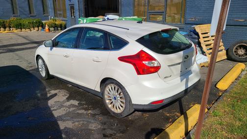 White 2012 Ford Focus Titanium