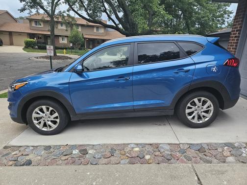 Blue 2021 Hyundai TUCSON Value