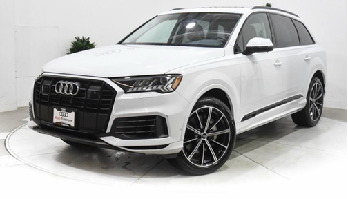 White 2023 Audi Q7 55 Premium Plus