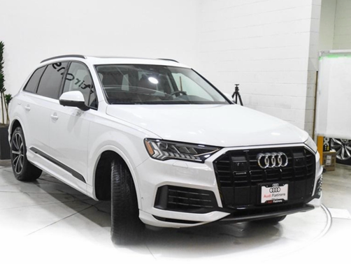 White 2023 Audi Q7 55 Premium Plus
