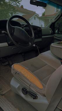 Red 2005 Ford F-250 XLT Crew Cab Super Duty