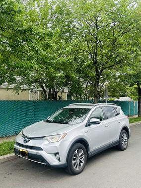 Silver 2016 Toyota RAV4 Hybrid XLE