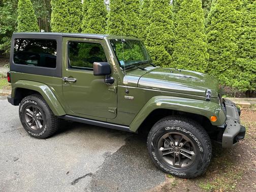 Green 2016 Jeep Wrangler 75th Anniversary