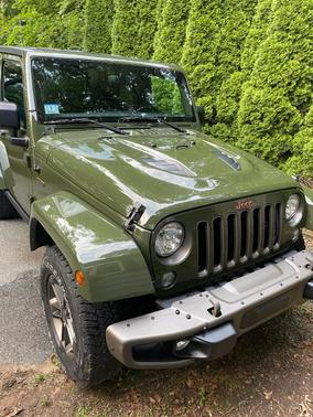 Green 2016 Jeep Wrangler 75th Anniversary