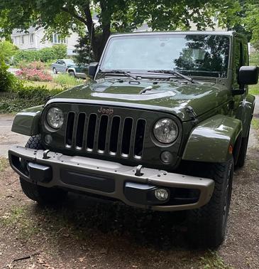 Green 2016 Jeep Wrangler 75th Anniversary