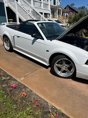 White 2001 Ford Mustang GT