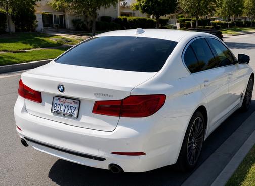 White 2020 BMW 530e iPerformance
