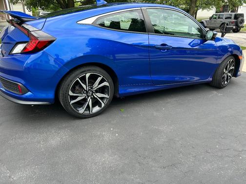 Blue 2019 Honda Civic Si Base