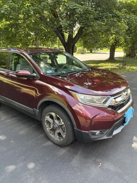 Red 2018 Honda CR-V EX