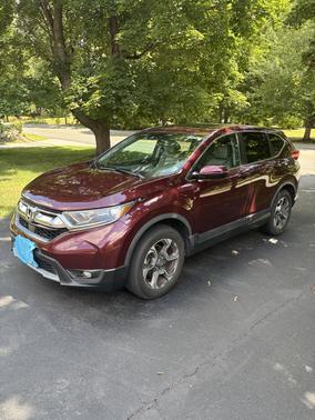 Red 2018 Honda CR-V EX