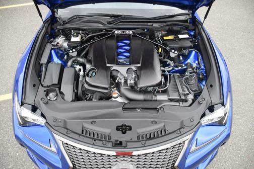 Blue 2017 Lexus RC F Base