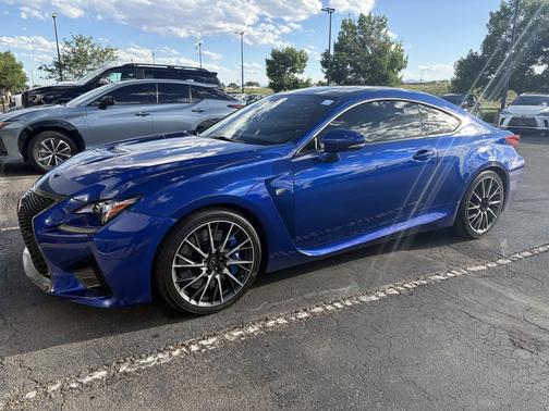 Blue 2017 Lexus RC F Base