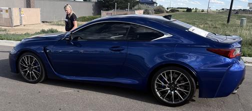 Blue 2017 Lexus RC F Base