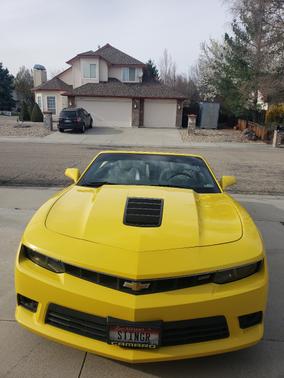 Yellow 2015 Chevrolet Camaro 2SS