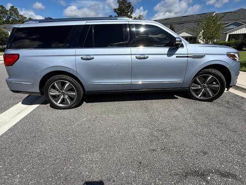 Blue 2019 Lincoln Navigator L Black Label