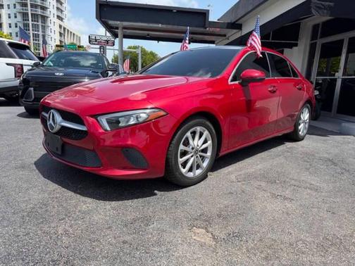 Red 2021 Mercedes-Benz A-Class A 220