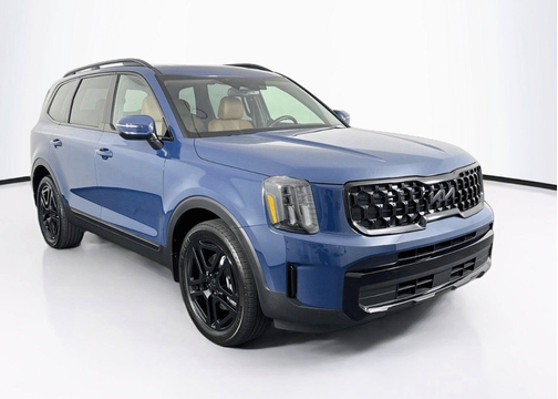 Blue 2025 Kia Telluride EX X-Line