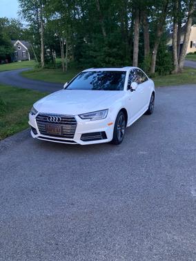 White 2018 Audi A4 2.0T Premium Plus