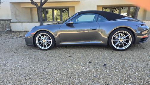 Gray 2021 Porsche 911 911 Carrera Cabriolet