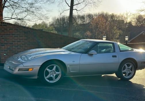 Silver 1996 Chevrolet Corvette Base