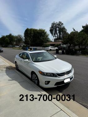 White 2015 Honda Accord EX-L