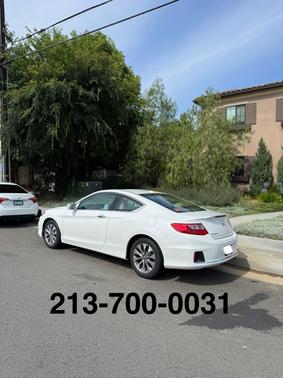 White 2015 Honda Accord EX-L