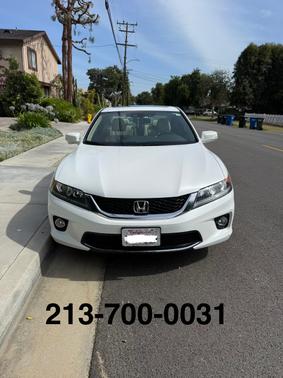 White 2015 Honda Accord EX-L