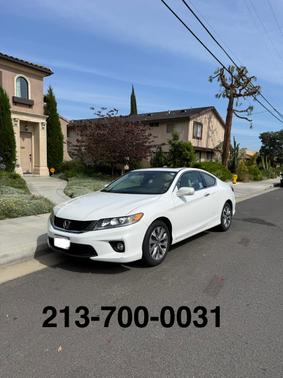 White 2015 Honda Accord EX-L