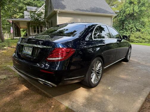 Blue 2017 Mercedes-Benz E-Class E 300