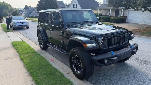 Black 2024 Jeep Wrangler 4xe Rubicon X