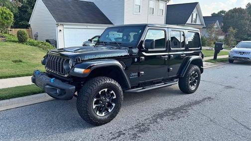Black 2024 Jeep Wrangler 4xe Rubicon X