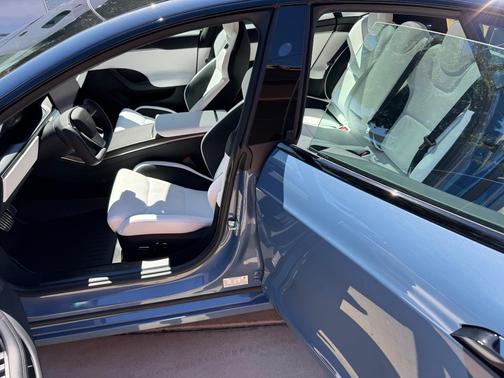 Blue 2026 Tesla Model S Plaid