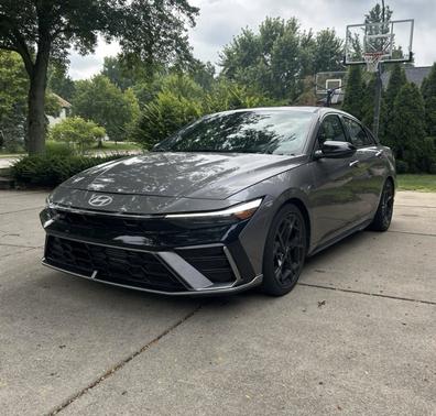 Gray 2024 Hyundai ELANTRA N Line