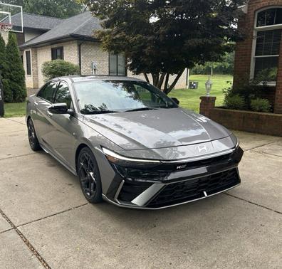 Gray 2024 Hyundai ELANTRA N Line