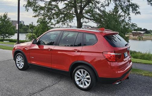 Red 2017 BMW X3 xDrive28i