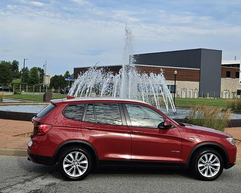 Red 2017 BMW X3 xDrive28i