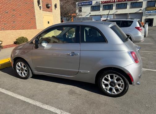 Silver 2017 FIAT 500 Lounge