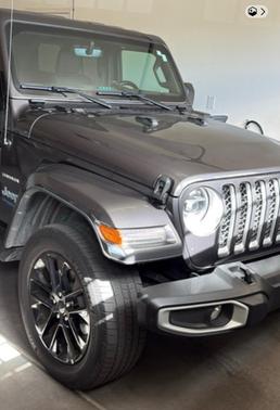 Gray 2021 Jeep Wrangler Unlimited 4xe Sahara