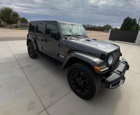 Gray 2021 Jeep Wrangler Unlimited 4xe Sahara