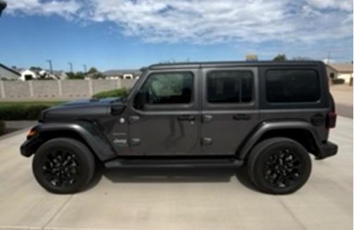 Gray 2021 Jeep Wrangler Unlimited 4xe Sahara